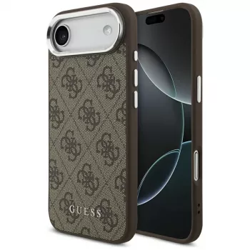 Husă Guess 4G Classic Logo MagSafe pentru iPhone Air (maro)