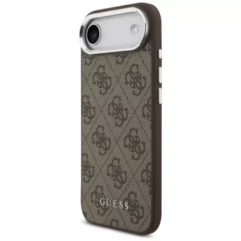 Husă Guess 4G Classic Logo MagSafe pentru iPhone Air (maro)