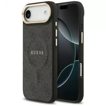 Husă Guess 4G PU Classic Logo MagSafe pentru iPhone Air neagră