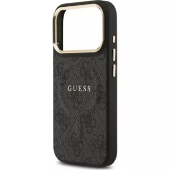 Husă Guess 4G PU Classic Logo MagSafe pentru Apple iPhone 17 Pro neagră