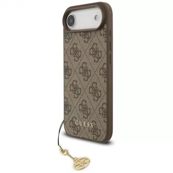 Husă Guess 4G Charms Collection MagSafe pentru iPhone 13 Pro Max (maro)