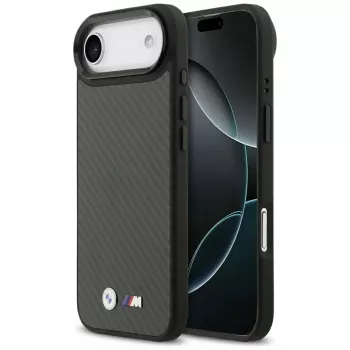Husă MagSafe BMW M Kevlar Matte pentru iPhone Air neagră