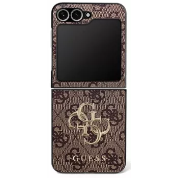 Husă Guess Big 4G Logo Classic pentru Samsung Galaxy Z Flip7, maro
