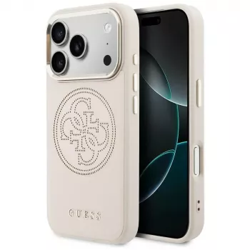 Husă MagSafe Guess Perforated 4G pentru iPhone 17 Pro, roz