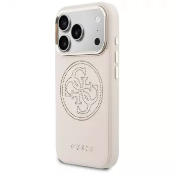 Husă MagSafe Guess Perforated 4G pentru iPhone 17 Pro, roz