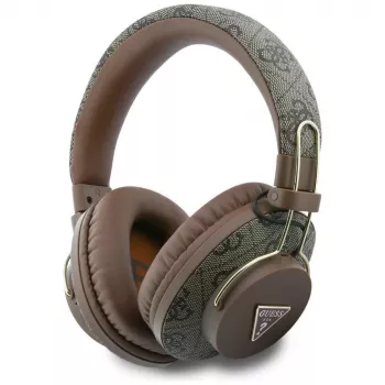 Guess Triangle Logo Căști Bluetooth ENC over-ear maro