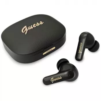 Guess Script Metal Căști TWS negru
