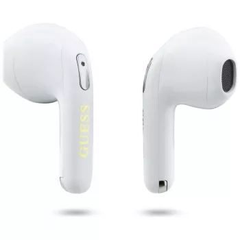 Căști True Wireless Stereo Bluetooth Guess Gold Line Triangle cu carcasă de încărcare, roz