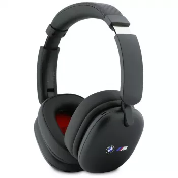 BMW Căști Bluetooth over-ear cu logo-uri imprimate, negru