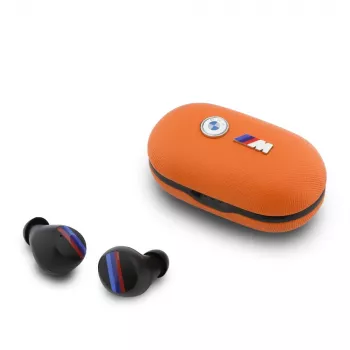 BMW M Metal Logo Căști TWS Bluetooth 5.3 cu ENC - portocaliu