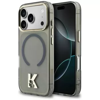 KARL LAGERFELD IML K Head Logo Husă MagSafe pentru iPhone 17 Pro, negru