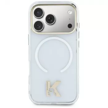 Karl Lagerfeld IML K Head Logo Husă MagSafe pentru iPhone Air, transparent