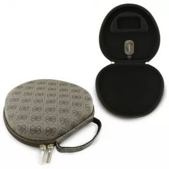 Husă pentru căști Guess Carry Box, maro