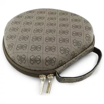 Husă pentru căști Guess Carry Box, maro