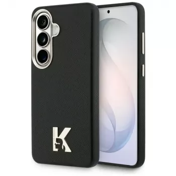 Husă MagSafe Karl Lagerfeld K Metal Logo pentru Samsung Galaxy S26, neagră