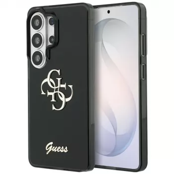 Husă Guess IML Big Metal 4G Script pentru Samsung Galaxy S26 Ultra, neagră