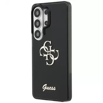 Husă Guess IML Big Metal 4G Script pentru Samsung Galaxy S26 Ultra, neagră