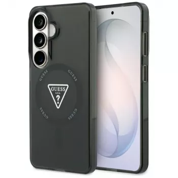 Husă MagSafe Guess IML Gradient Triangle pentru Samsung Galaxy S26, neagră