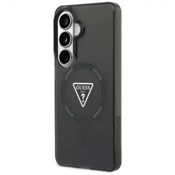 Husă MagSafe Guess IML Gradient Triangle pentru Samsung Galaxy S26, neagră