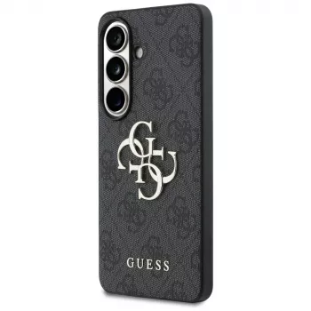 Husă Guess 4G Big Metal Logo pentru Samsung Galaxy S26, neagră