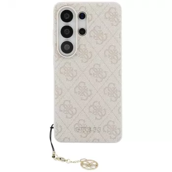 Husă MagSafe Guess 4G Classic Logo Charm pentru Samsung Galaxy S26 Ultra, roz