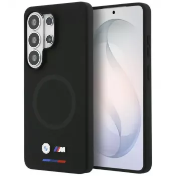 Husă MagSafe BMW M Silicone pentru Samsung Galaxy S26 Ultra, neagră