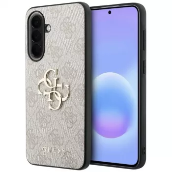 Husă Guess din piele 4G Metal Logo pentru Samsung Galaxy A57 5G, roz