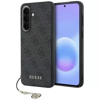 Husă Guess 4G Charm pentru Samsung Galaxy A57 5G, neagră