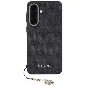 Husă Guess 4G Charm pentru Samsung Galaxy A57 5G, neagră