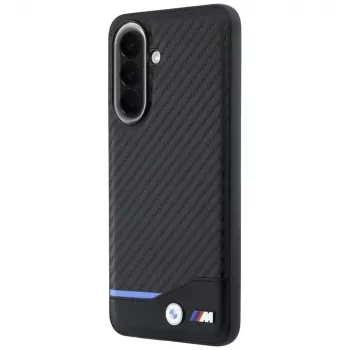 Husă BMW M Carbon pentru Samsung Galaxy A57 5G, neagră