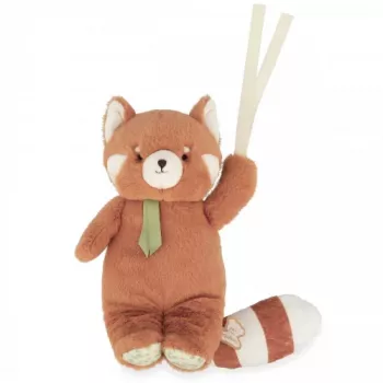 Jucărie de pluș muzicală Kaloo Petit Songe Panda roșu 20 cm cutie cadou