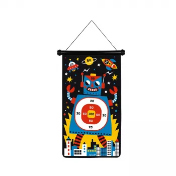 Joc de darts magnetic Janod Roboți