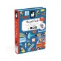 Set de joc creativ magnetic Janod Magnetibook Pompieri