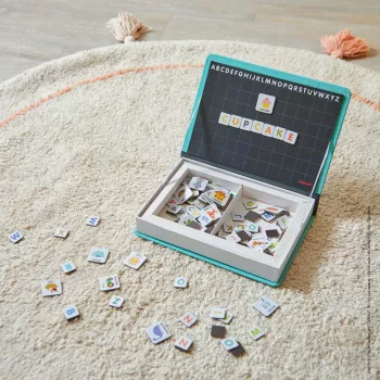Joc educativ magnetic Janod Magnetibook Alfabet