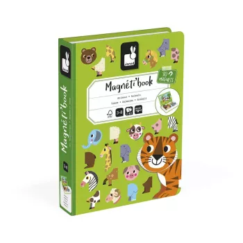 Joc magnetic Janod Magnetibook Animale