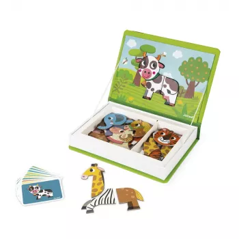 Joc magnetic Janod Magnetibook Animale