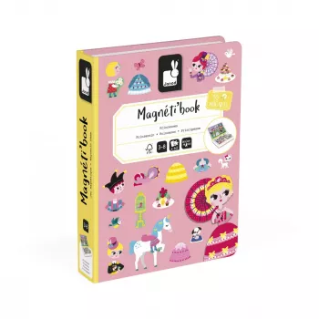 Set de joc magnetic Janod Magnetibook Prințese