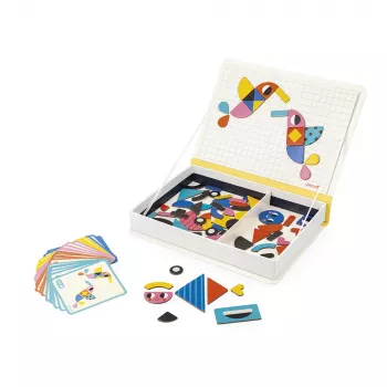 Puzzle magnetic Janod Magnetibook Forme 3+ (ediția 2026)