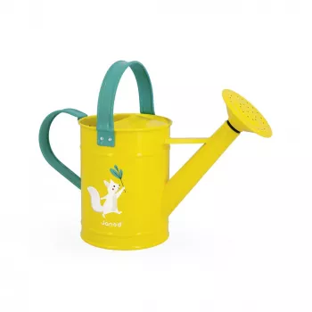 Janod Happy Garden Children's Metal Watering Can, 28 x 10.5 x 20 cm (J03191)