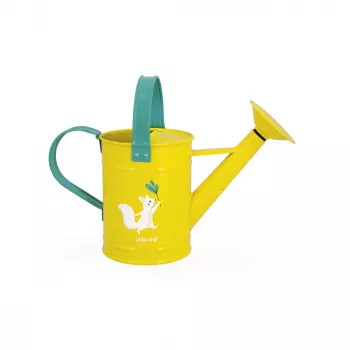Janod Happy Garden Children's Metal Watering Can, 28 x 10.5 x 20 cm (J03191)
