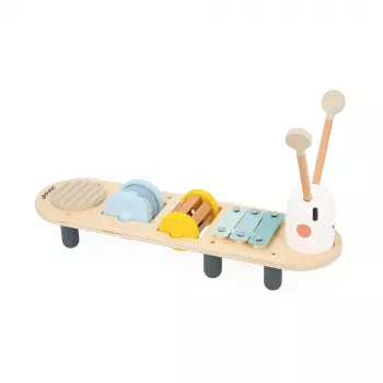 Măsuță mini Janod Sweet Cocoon vierme muzical
