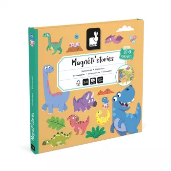 Cutie magnetică de povestiri Janod Magneti'stories Dinozauri