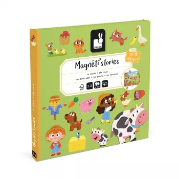 Set magnetic de povestiri Janod Magneti'stories Farma