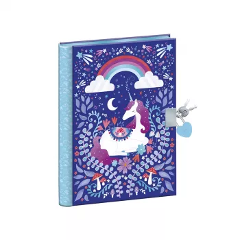 Jurnal secret cu lacăt Janod Unicorn Dreamland 6+