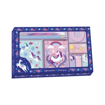 Set de papetărie Janod Unicorn Dreamland 6+