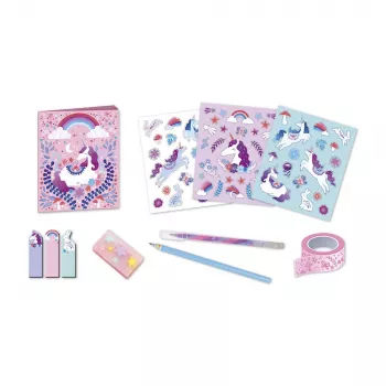 Set de papetărie Janod Unicorn Dreamland 6+