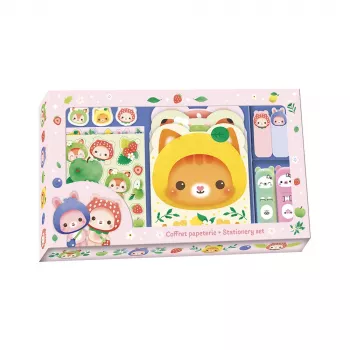 Set de papetărie Janod 12 piese Fruit Sweeties 6+
