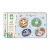 Set creativ Janod pietre decorative, 4 piese, animale mici, 6+