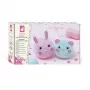 Set creativ de bricolaj Janod cu pom-pom - 2 animale mici - de la 7 ani