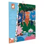 Kit de creație cu mozaic din cristale fosforescente Janod - Night Jungle - activitate creativă pentru copii 6+